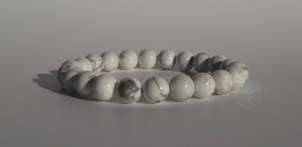 Bracelet en Howlite 8mm