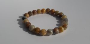 Bracelet naturel en agate Mexicaine 8mm