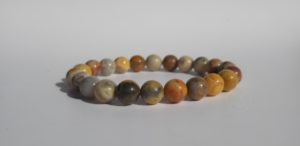 Bracelet naturel en agate Mexicaine 8mm