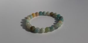 Bracelet naturel en Amazonite 8mm