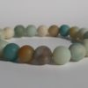 Bracelet naturel en amazonite mat 8mm