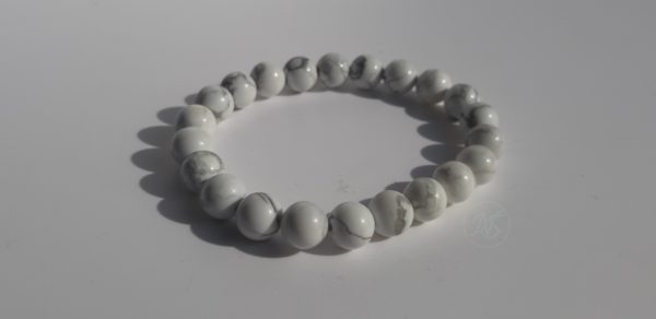 Bracelet naturel en howlite 8mm 1