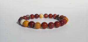 Bracelet naturel en jaspe mokaite 8mm