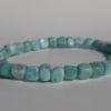 Bracelet naturel en larimar cube 6mm