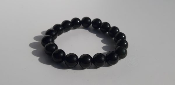 Bracelet naturel en obsidienne 10mm 1