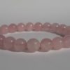 Bracelet naturel en quartz rose 8mm