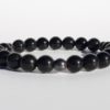 Bracelet obsidienne 8mm et hématite