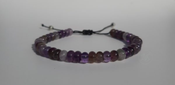 Bracelet shamballa en améthyste