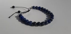 Bracelet shamballa en sodalite