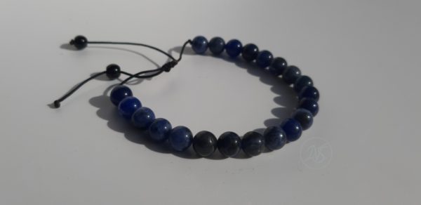 Bracelet shamballa en sodalite 1