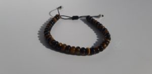 Bracelet shamballa en oeil de tigre