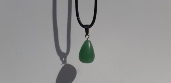 Pendentif naturel en aventurine goutte