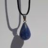 Pendentif naturel en sodalite goutte