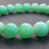 Minéraux Strasbourg Bracelet naturel en chrysoprase 9mm