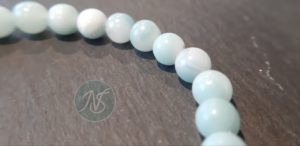 Bracelet naturel en amazonite 6mm